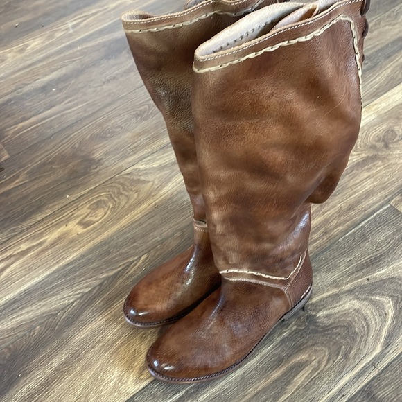 Bed Stu Brown Leather Knee-High Boots size 11 - Picture 1 of 11